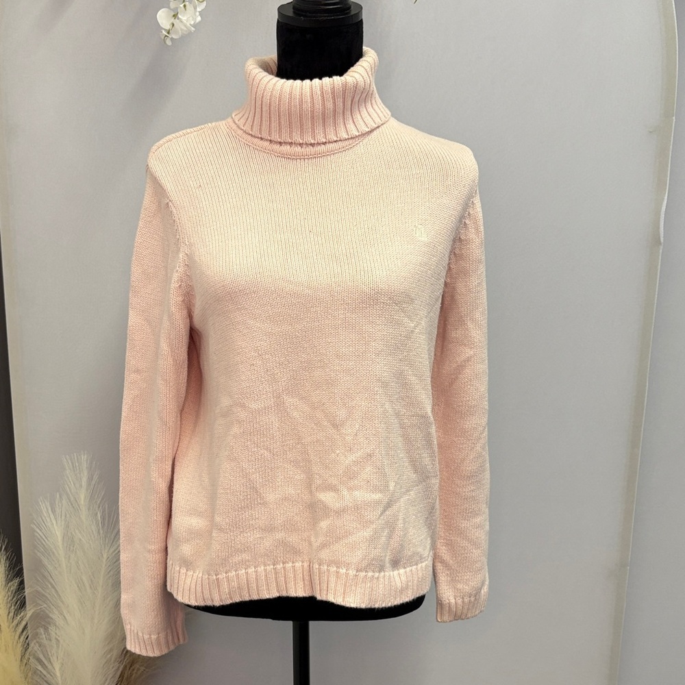 Lauren Ralph Lauren Light Pink Turtleneck Sweater
